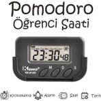Kenko Pilli Kronometre ve Alarmlı Mini Digital Masa Saati Hafif Tasarım Özellikli
