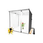 Kenly 80x80 cm Ürün Fotoğraf Çekim Çadırı, LED Işıklı, Katlanabilir Işık Kutusu, Beyaz Arka Planlı Stüdyo Seti