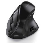 Kenly Bluetooth + 2.4G Kablosuz Dikey Ergonomik Mouse Şarj Edilebilir, Sessiz Tıklama, Çoklu Bağlantı