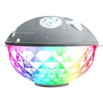 Kenly Bluetooth Havuz Hoparlörü BT601, RGB LED Işıklı, IP68 Su Geçirmez, Kablosuz Taşınabilir Dış Mekan Hoparlör
