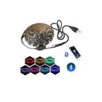 KENLY Bluetooth Tv Arkası Rgb Usb Şerit Led Aydınlatma 16 Renk - 3metre