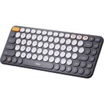 Kenly Kablosuz Bluetooth 5.0 Klavye – Sessiz Tuşlu, 3 Cihaz Bağlantılı, USB & 2.4GHz Destekli, Ergonomik ve İnce Tasarım, Windows/Mac/Android Uyumlu - Renkli