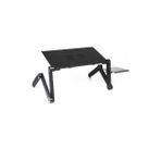 Kenly Katlanabilir Laptop Sehpası – Taşınabilir ve Ayarlanabilir Notebook Standı, Ergonomik Tasarım, Şık Siyah Masaüstü Laptop Standı
