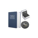 KENLY Sözlük Görünümlü Mini Kasa 11.5cm Kitap Para Gizli Güvenli Kilitli - Lacivert
