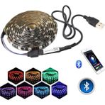 Kenly Tv Arkası Bluetooth Rgb USB LED Şerit Aydınlatma - 3 M