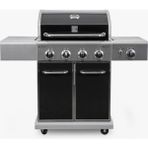 Kenmore Gazlı Barbekü 4 Ocaklı Siyah - Metal