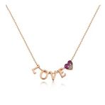 KENPAZAR 925 Ayar Kalpli Love Kadın Gümüş Kolye