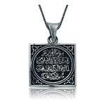 KENPAZAR 925 Ayar Nazar Duası Kadın Gümüş Kolye