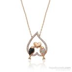 KENPAZAR Olivin Accesories Gümüş Kumru Kolye 432664