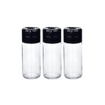 Kenpool 3lü Cam Tuzluk Biberlik Yıldız Baharatlık Cam Baharat Takımı 245 ml