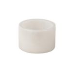 Kenpool Nero Mermer Baharatlık 6x10 cm Mermer Tuzluk Biberlik Dekoratif Baharatlık Beyaz