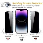 Kens Teknoloji İphone 15 Promax Hayalet Cam İç Kulaklık Filtreli Antistatik Ekran Koruyucu Cam