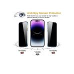 Kens Teknoloji İphone 16 Pro Hayalet Cam İç Kulaklık Filtreli Antistatik Ekran Koruyucu Cam