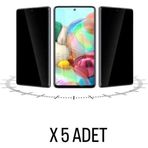 Kens Teknoloji Samsung A54 Hayalet Cam 5 Adet Antistatik Üst Kalite Ürün 5'Li