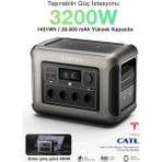 Kensa 3200W Taşınabilir Güç Istasyonu – 1056WH Kapasite, Lifepo4 Batarya, Solar Destek, App Kontrollü - KOT-07