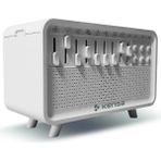 Kensa Alev Efektli White Noise Aromaterapi Hava Nemlendirici – Bluetooth Hoparlörlü 200 ml Difüzör - Beyaz - RENK