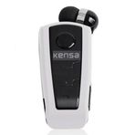 Kensa KB-200 Beyaz Bluetooth Makaralı Titreşimli Kulak İçi Kulaklık