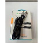 Kensa KC-172 Type-C To USB makara kablo - Siyah
