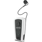 Kensa Makaralı Titreşimli Mikrofonlu Bluetooth Kulaklık - Gri - Siyah