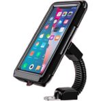 Kensa Motor ve Bisiklet Telefon Tutucu Su Geçirmez Dokunmatik T-74 - Siyah