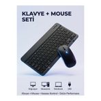 Kensa Tablet Ve Bilgisayar İçin Kablosuz Bluetooth Klavye Ve Dongle’lı Mouse Seti