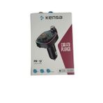 Kensa Yeni Nesil Car Fm Player Typ-Ce Çift USB Şarj Özellikli Dijital Ekranlı Fm Transmitter Cihazı