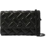 Kensington Chain Wallet 19X11 Cm, Zincirli Deri Cüzdan & Çapraz Çanta - Siyah