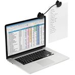 Kensington FlexClip-konsept tutucu, esnek boyunlu, optimum belge hizalaması için, dizüstü bilgisayarlara, Ultrabook'lara, dizüstü bilgisayarlara veya monitörlere sabitlemek için, 62081
