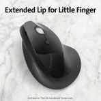 Kensington Pro Fit Ergo Dikey Kablosuz Siyah Mouse - Beyaz - Siyah