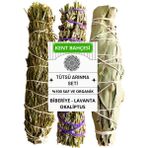 Kent Bahçesi 3 Lü Arınma Tütsü Seti Biberiye + Lavanta + Okaliptus - Açık Yeşil - 3 Adet