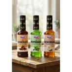 Kent Boringer Kahve Şurupları Avantajlı 3'lü Set (Çikolata-Nane-Irish Cream) 355ml X3