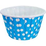 KENT Muffin/Cupcake Kek Kalıbı/Kabı Kapsülü,Fırına Girebilen, Airfryer Uyumlu, A.MAVİ PUANTİYELİ 50'li