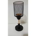 Kentdekor MUMLUK METAL SYH-GOLD 26 CM Siyah 26 x 8
