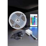 Kentex Mey Ithalat® 5 Metre Şerit LED Rgb Işıklı Kumandalı Güç Adaptörü Her Ortama Uygun - 1 m - Renkli
