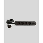 Kentex Mey Ithalat® Akıllı Akım Dengelemeli 4’lü Çoklu Priz Type-C ve USB Çıkışlı - Antrasit - Belirtilmemiş