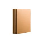 Kentsoylu A5 Ebat Kraft Kapak 6'lı Set 2*(Çizgili-Çizgisiz-Kareli) 120 Sayfa İkonik Defter Çek Kopart Sayfa Mikro Perforaj