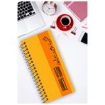 Kentsoylu Uzun İnce Dar Defter Koleksiyonu / Kalın Karton Kapak Çizgisiz Spiralli 21x10 cm. 96 Sayfa