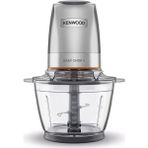 Kenwood Easy Chop+ Cam Hazneli Doğrayıcı Blender CHP62.400SI - Gümüş, 500 Watt, 600 Ml, Buz Kırma, Ç - Çok Renkli