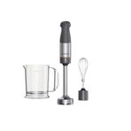 Kenwood Triblade XL El Mikseri Blender Set HBM60.002GY - 1000 Watt, Güçlü Motor, Yüzde 20 Daha Uzun Karıştırma Çubuğu, Triblade 3 Açılı Bıçak Sistemi, Metal Çırpıcı, Karıştırma Haznesi