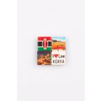 Kenya Temalı Dörtlü Taş Magnet