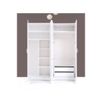 Kenyap Plus Stella 812492 Parlak Beyaz Gardırop