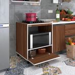 Kenz Life Kapaklı Ocak Dolabı Şehrazat CVZ 85*70*60 XLARGE Ahşap Malzeme ile Hazır Mutfak İçin