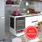 Kenz Life Kenzlife ankastre modülü kabini vanadyum3 byz fırın ocak dolabı kapaklı