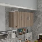 Kenz Life Kenzlife Canna22 Kapaklı Raflı Mutfak Banyo Dolabı 060*120*22 cm Suntalam Modern Tasarım - Cordoba