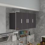 Kenz Life Kenzlife Hazır Mutfak Dolabı 060*120*32 Gri MDF Modern Tasarım ve Geniş Depolama