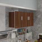 Kenz Life Kenzlife Hazır Mutfak Dolabı 060*120*32 Mdf Malzeme Modern Tasarım ve Geniş Depolama - Ceviz