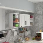 Kenz Life Kenzlife hazır mutfak dolabı domates60 byz mod1 60*160*32 mebran kapak suntalam gövde - Renk - Beyaz