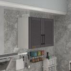Kenz Life Kenzlife hazır mutfak dolabı kıvırcık60 gri mod2 60*080*32 mebran kapak suntalam gövde - Renk