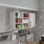Kenz Life Kenzlife hazır mutfak dolabı nane60 byz mod1 60*120*32 mebran kapak suntalam gövde - Renk - Beyaz