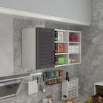 Kenz Life Kenzlife hazır mutfak dolabı pancar90 gri mod2 90*120*32 mebran kapak suntalam gövde - Renk